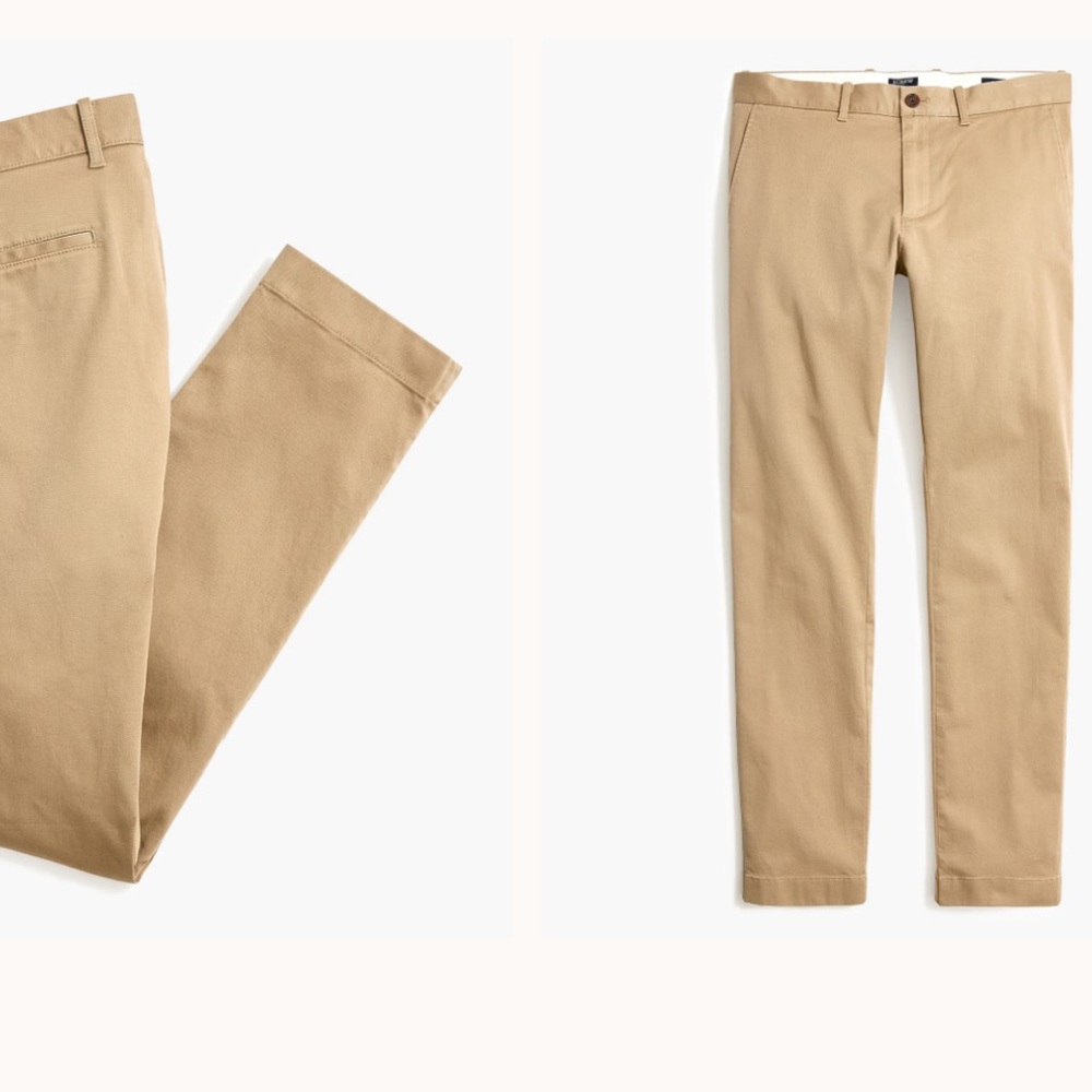 J. Crew Factory Slim-fit flex Chino pant.